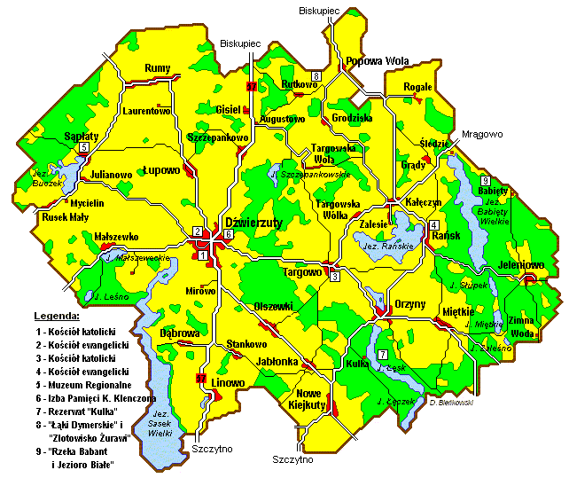 zabytki mapa